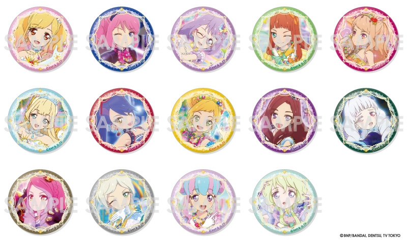 アイカツスターズ！ライブペインティング 缶バッジ コンプリートセット