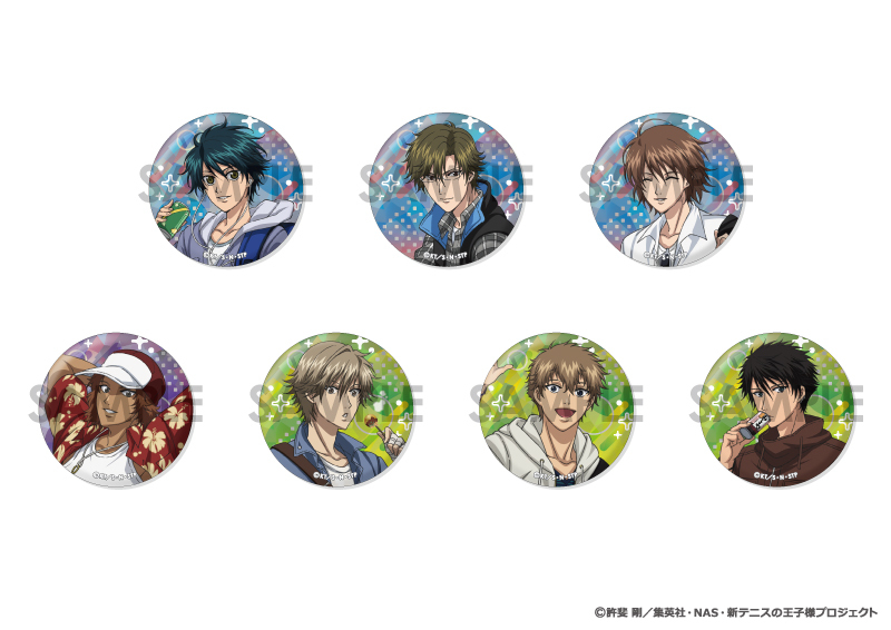新テニスの王子様 トレーディングホログラム缶バッジ～王子様達の休日～ BOX.A