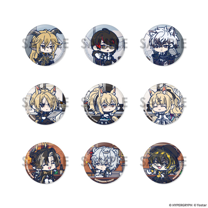 アークナイツ わちゃっと！トレーディング缶バッジ Vol.1