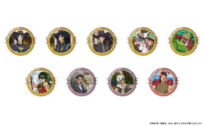 新テニスの王子様 トレーディングホログラム缶バッジ―ものがたりの王子様― BOX.B