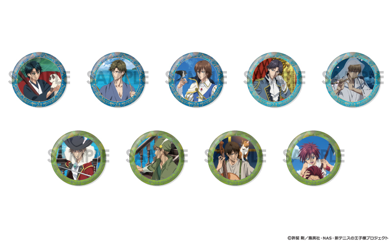 新テニスの王子様 トレーディングホログラム缶バッジ―ものがたりの王子様― BOX.A