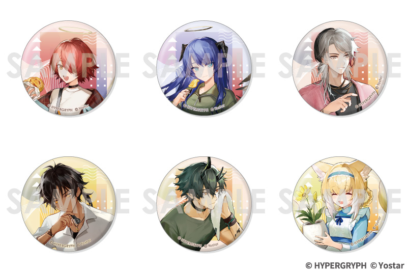 アークナイツ トレーディング缶バッジ～OPERATORS HOLIDAY～（再販）