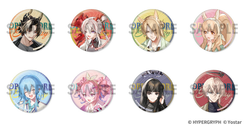 アークナイツ トレーディング缶バッジ～OPERATORS HOLIDAY 2～