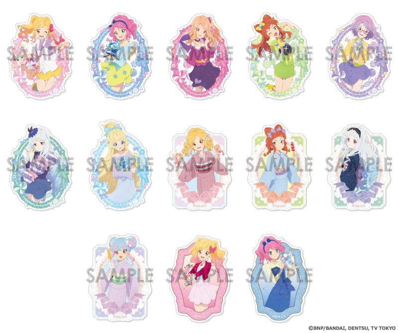 アイカツスターズ！ トレーディングきらきらクリアステッカー