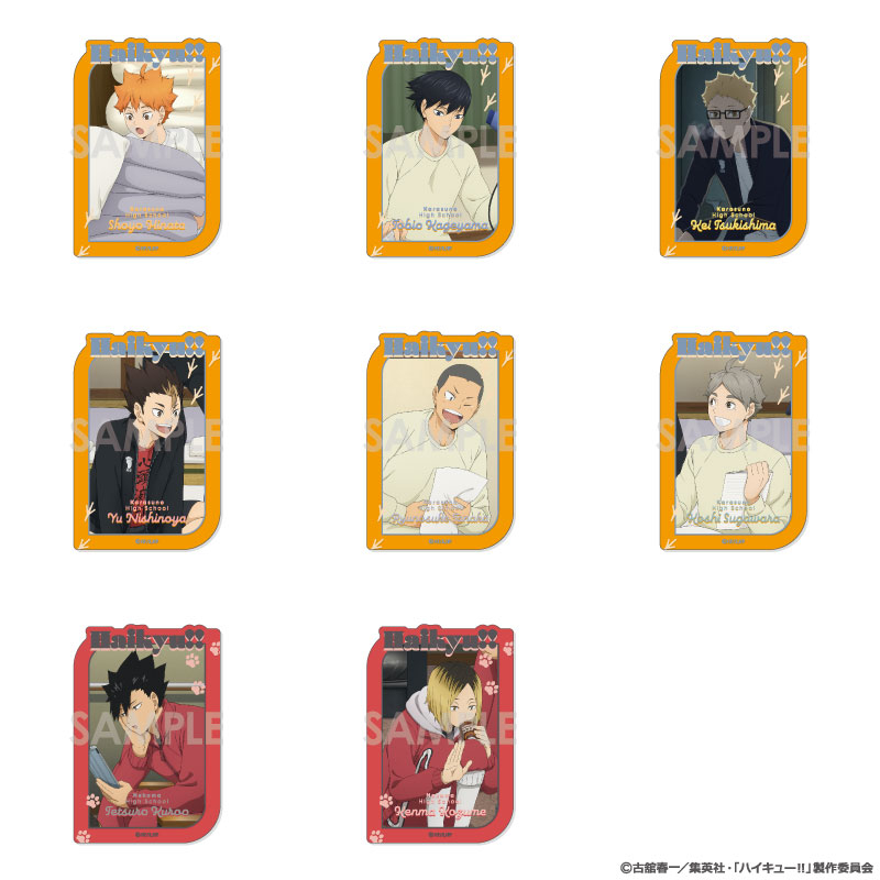 ハイキュー!! トレーディングクリアステッカー ～決戦前夜！～