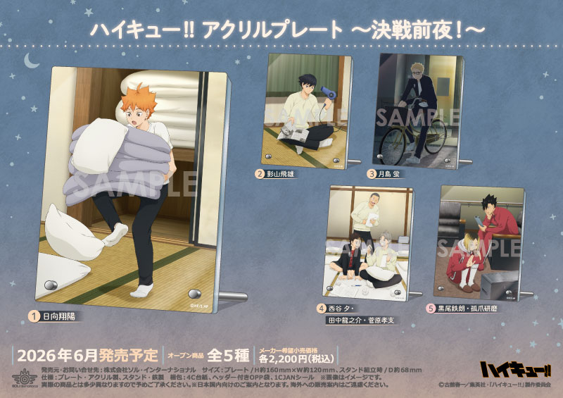 ハイキュー!! アクリルプレート ～決戦前夜！～